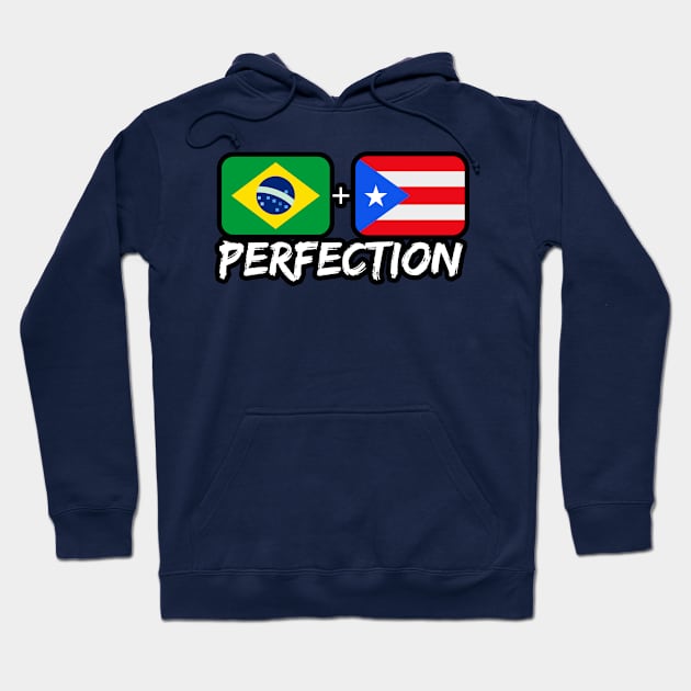 Brazilian Plus Puerto Rican Perfection Heritage Hoodie by Just Rep It!!